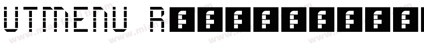 UTMENU Regular字体转换